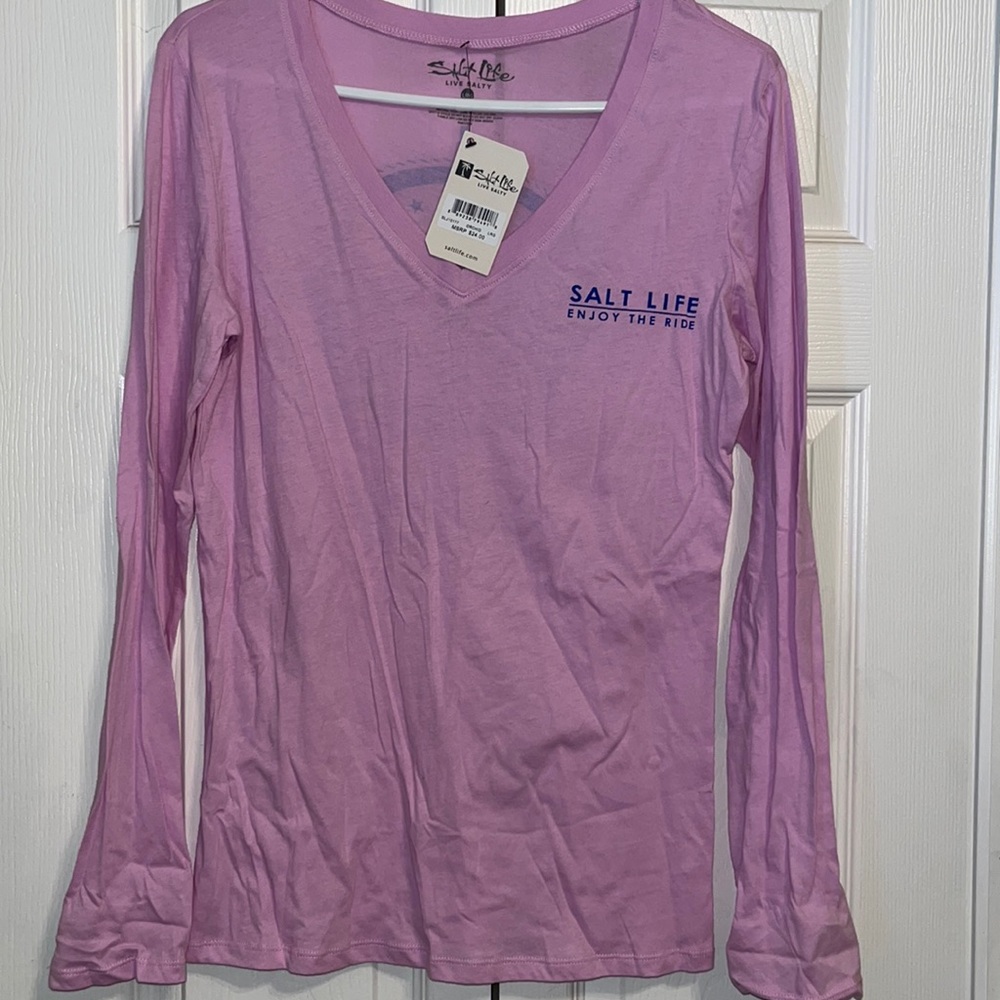 Salt life long sleeve tee